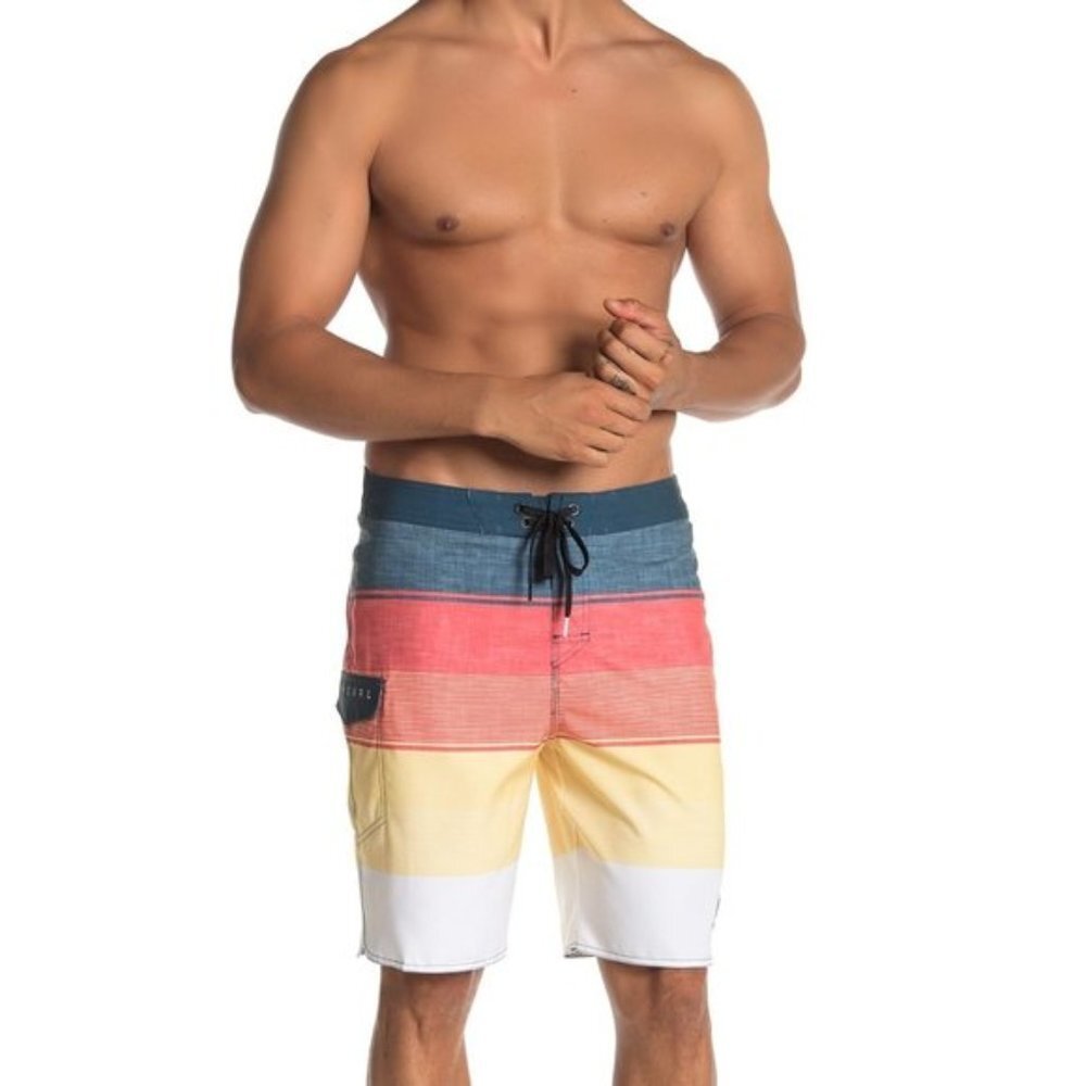 RIP CURL Big Boys Good Vibes Striped Board Shorts
